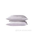 Pure Cotton Pillow Solid 100% Satin Silk Standard Sleeping Pillow Case Factory